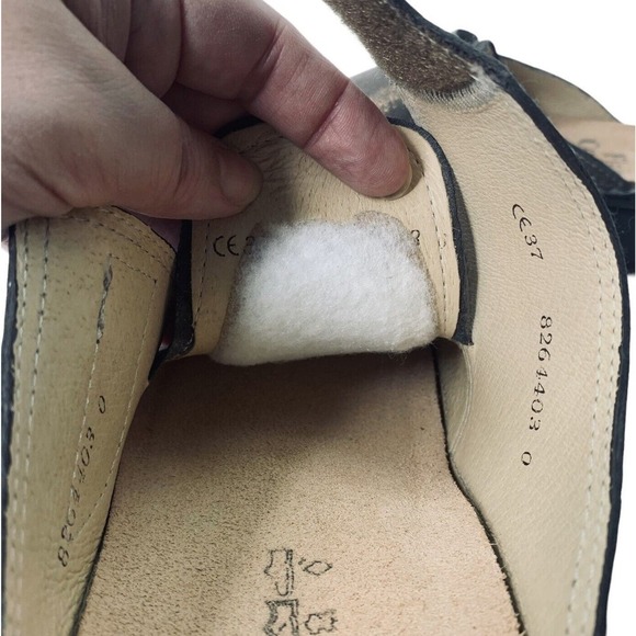 Finn Comfort Amalfi Leather Slip On Mules Womens Size 37 D EU 6.5-7 US NWOB $275 - Picture 8 of 12